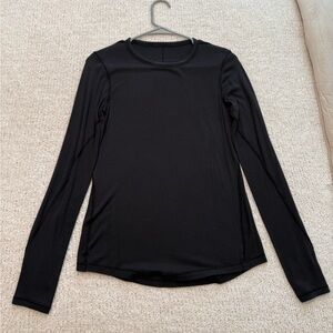 Lululemon Classic Black Long Sleeve Top